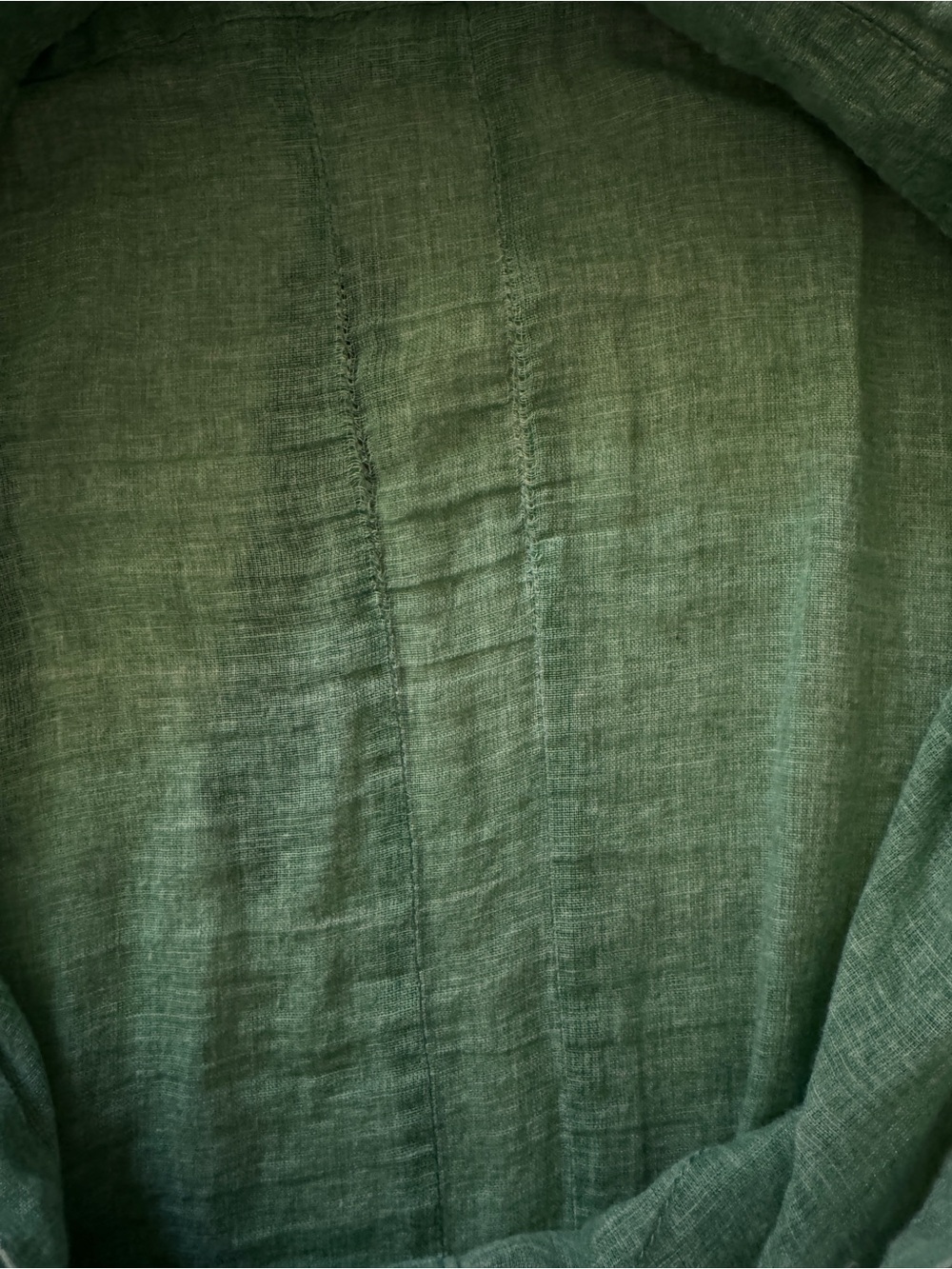 KUT from the Kloth Green Cotton Gauze Button Front Shirt Utility Blouse Size M - Picture 12 of 12